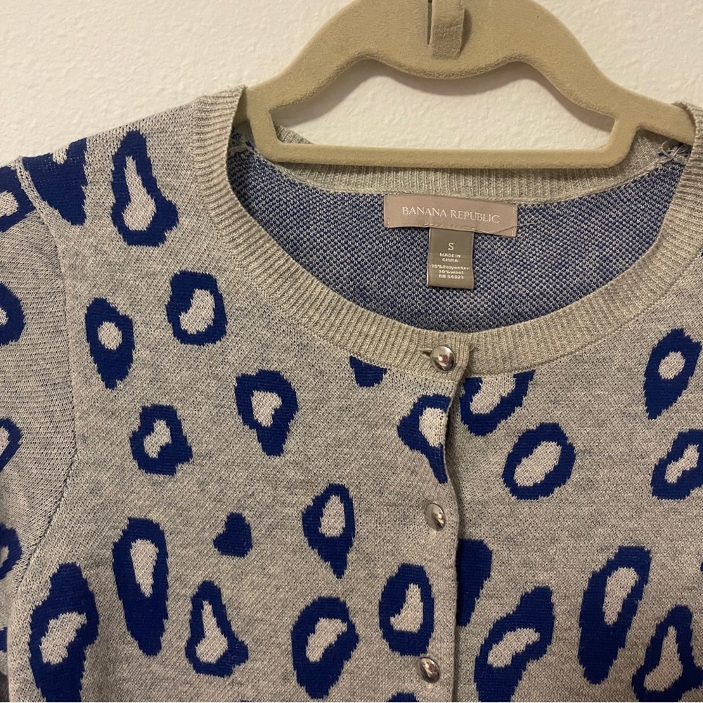 Banana Republic Cheetah Print Cardigan